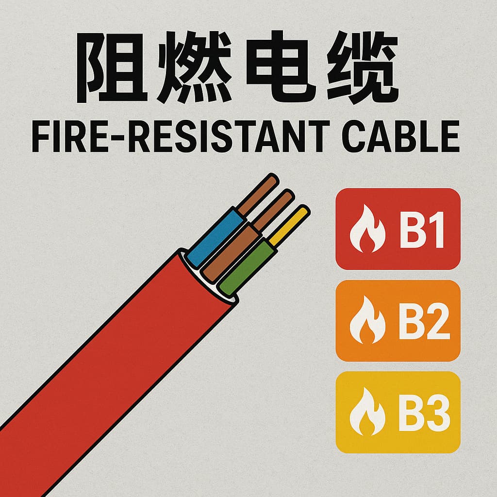 什么是阻燃电缆？？？？？？B1、B2、B3级的区别你相识吗？？？？？？